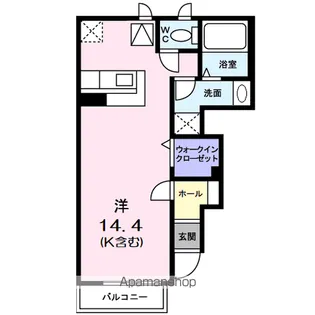 グレイスコート【1階】の間取り