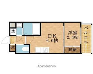 セレニテ新大阪ミラク弐番館【11階】の間取り