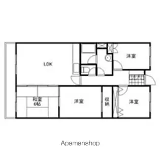 アーネスト矢坂【5階】の間取り