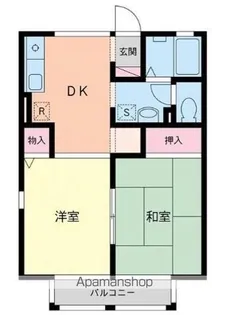 セジュール綾【2階】の間取り
