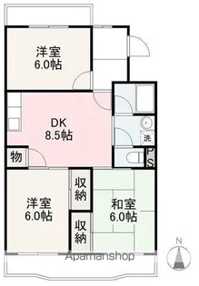 宮武マンション【303号室】の間取り