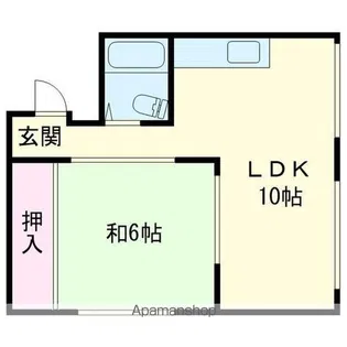 水元マンション【2階】の間取り