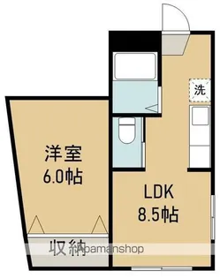 プランドビル銀杏町【3階】の間取り