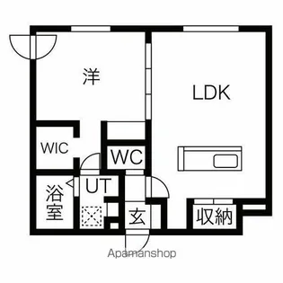 R-fino札幌桑園【4階】の間取り
