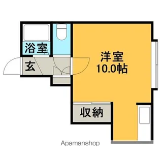 フロスティ川沿B【201号室】の間取り