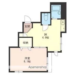 ファミーユS【101号室】の間取り