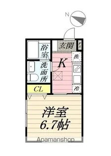カトリエム湘南藤沢【1階】の間取り