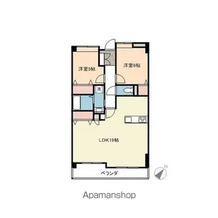 エミナンス社台【5階】の間取り