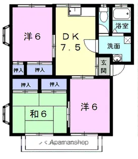コンフォートK【2階】の間取り