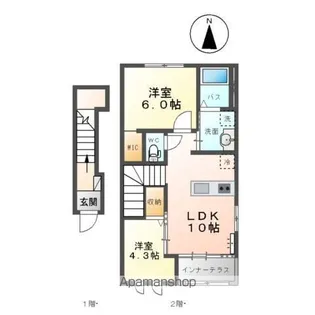 アーク リヴェール【2階】の間取り