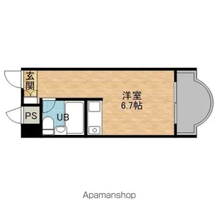 朝日プラザ緑橋Ⅱ【5階】の間取り