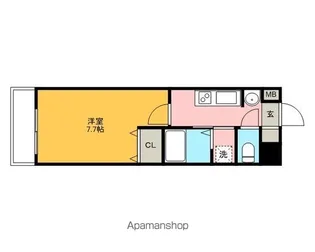 1Kの間取り画像