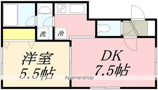 グランデ柳町【101号室】の間取り