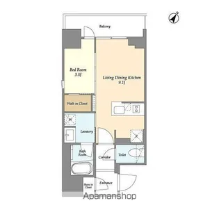 リビオメゾン横濱大通り公園【3階】の間取り