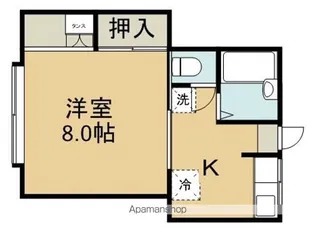 イートピアサム【203号室】の間取り