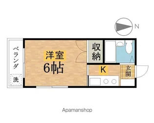 天野マンション【303号室】の間取り