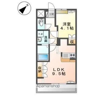 カーサ愛 3番館【2階】の間取り