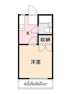 宮脇コーポ【404号室】の間取り