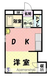 FREIA【305号室】の間取り