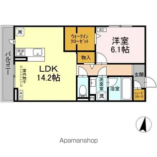 ジョイハイツ【2階】の間取り