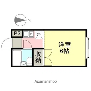 パンスリーK【116号室】の間取り