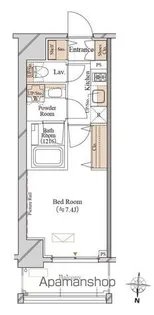 ブランシエスタ両国【7階】の間取り