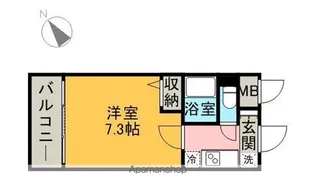 ラフォーレ博多駅前【9階】の間取り