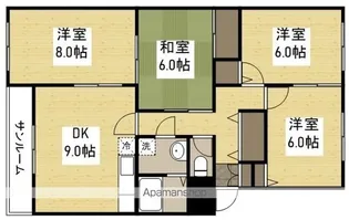 ドルチェ新保【1階】の間取り