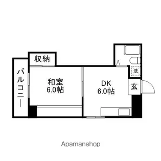 高木ビル【4階】の間取り