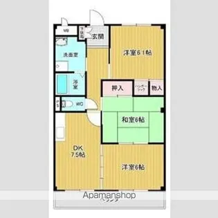サイレントヴィラ【3階】の間取り