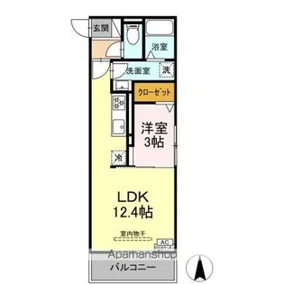 DーHILLS野口【3階】の間取り