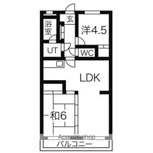インターコーポ藤【2階】の間取り