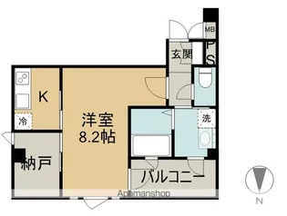 Foot Quest【2階】の間取り