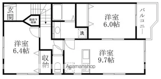 ガーデンヒル石山【2階】の間取り