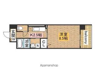 サニーキャンプ今池【101号室】の間取り
