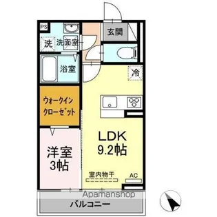 ウィルコート望町【102号室】の間取り