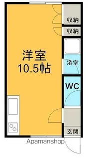 北海道網走市潮見2丁目【アパート】の間取り