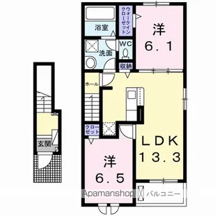 セルティス【2階】の間取り