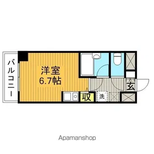 アンセラジオ川口【406号室】の間取り
