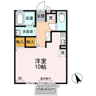 メゾングレート10【2階】の間取り