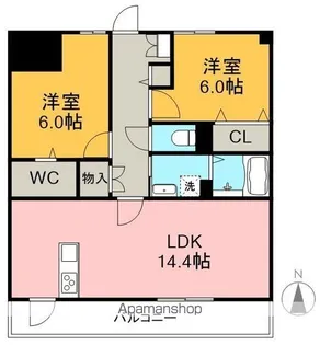 グランツ【1階】の間取り