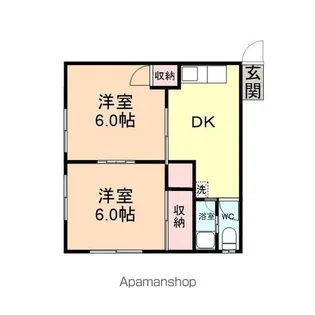 木村マンション【102号室】の間取り