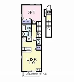 アヴェニール ロジュマン【2階】の間取り