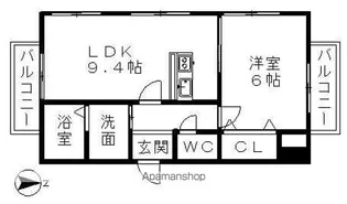第3奥村マンション【2階】の間取り