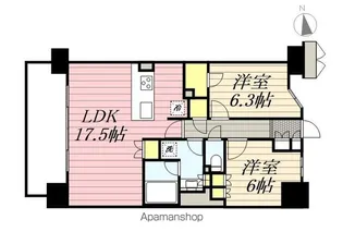 ROYALPARKS船橋【7階】の間取り