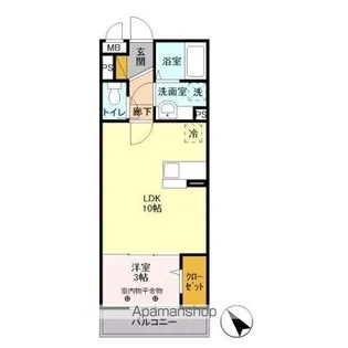 ヘリオス吉川美南 ウラノス【2階】の間取り