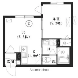 PROGRESS(プログレス)【4階】の間取り