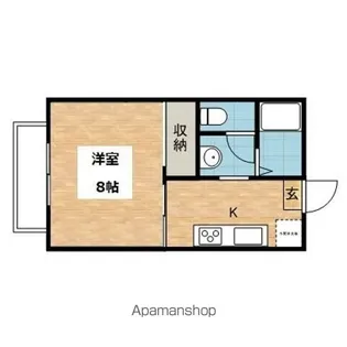 グラシアスJJ【2階】の間取り