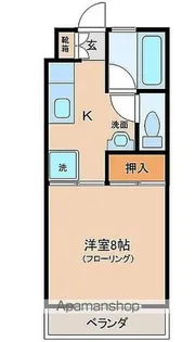 プライムコート(清武)【4階】の間取り