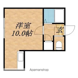 サンテミリオン弐番館【101号室】の間取り